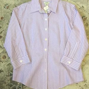 NWT wrinkle resistant oxford